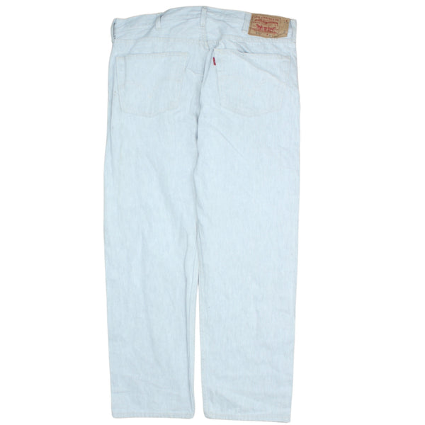 Levi's 501 White 90's Baggy Straight Leg Jeans Pants 40 Men's