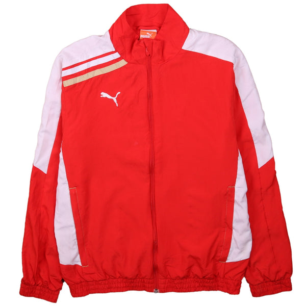 Puma 90's Lightweight Full Zip Up Windbreaker XLarge Red