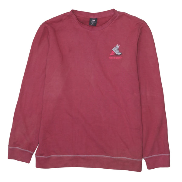 New Balance Vintage Red XL Women's Heavyweight Crewneck Sweatshirt