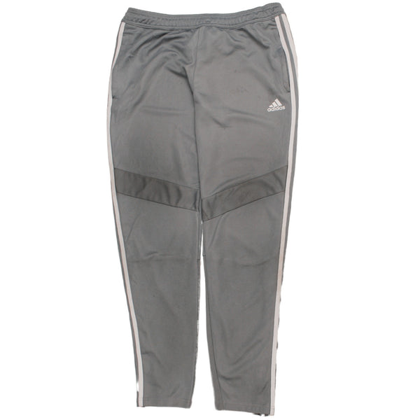 Adidas 90's Elasticated Waistband Drawstrings Joggers / Sweatpants Large Grey