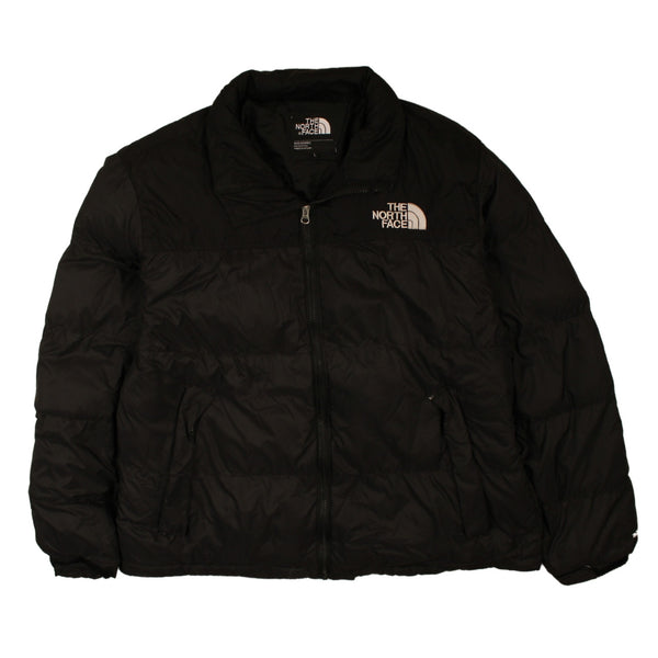 The North Face 90's 550 Nuptse Full Zip Up Puffer Jacket Large Black