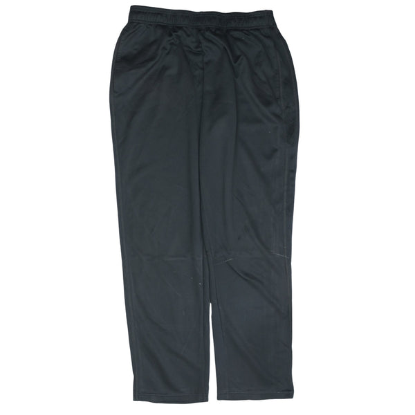 Champion Black Track Trousers Men's Large Elastic Waist Lightweight Polyester Pants
