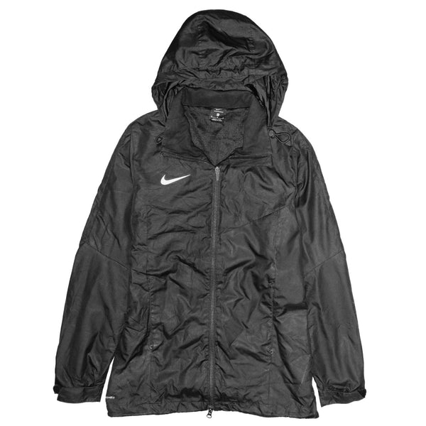 Nike 90's Swoosh Full Zip Up Windbreaker Medium Black