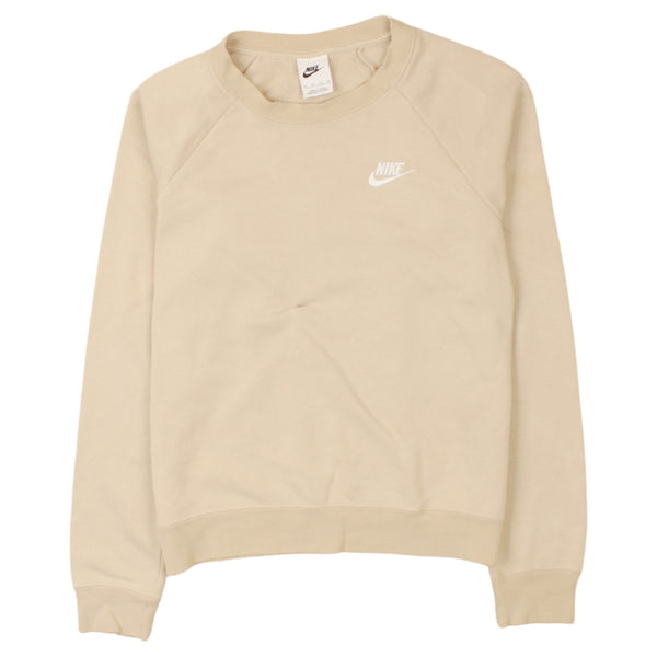 Nike 90's Swoosh Crew Neck Sweatshirt XSmall Beige Cream