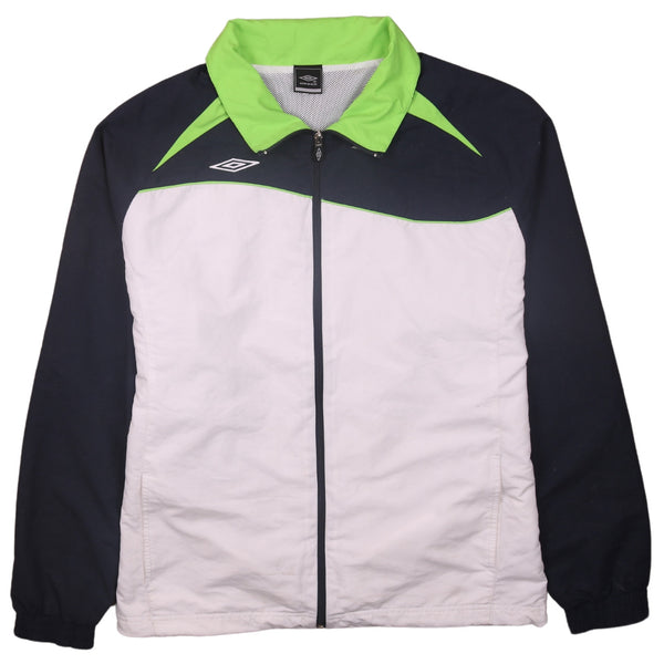 Umbro Vintage 90s Navy Blue Full Zip Lightweight Windbreaker Large