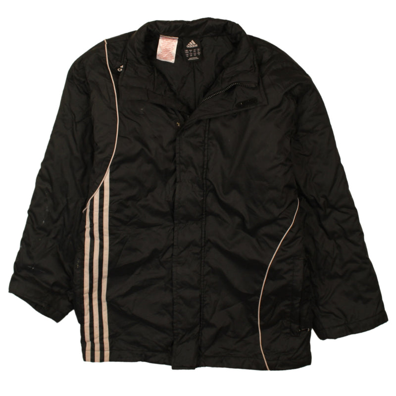 Adidas 90's Lightweight Full Zip Up Windbreaker Medium Black