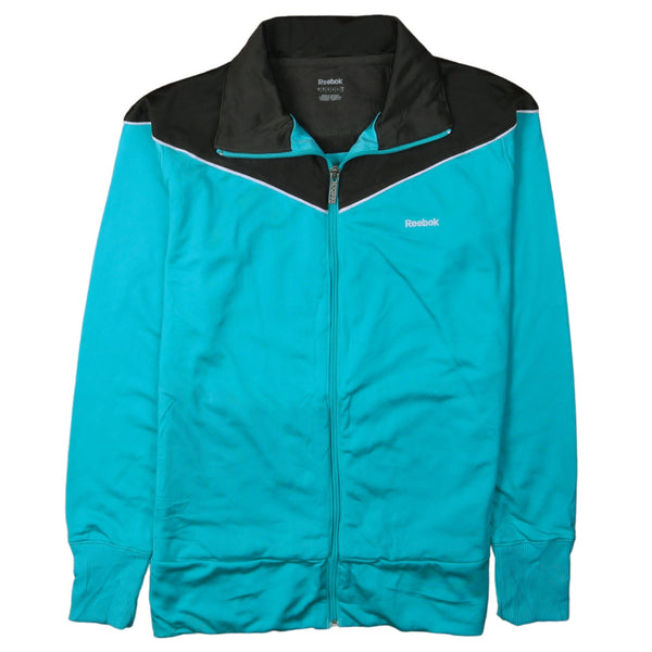 Reebok 90's Track Jacket Full Zip Up Windbreaker Small Blue