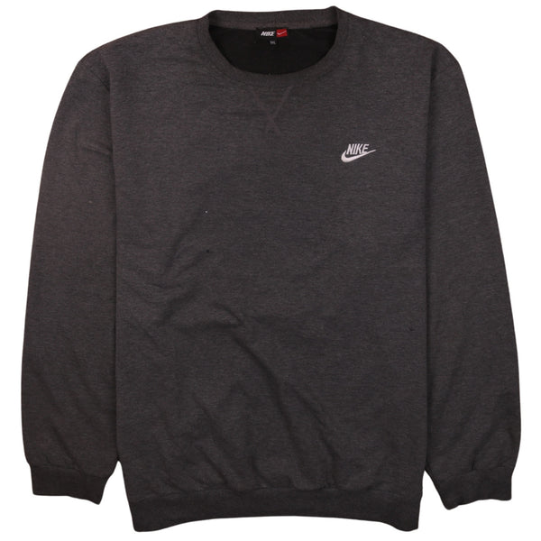 Nike 90's Swoosh Crew Neck Sweatshirt XXXXXLarge (5XL) Grey