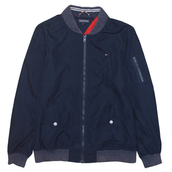 Tommy Hilfiger 90's Lightweight Full Zip Up Windbreaker XSmall  Navy Blue