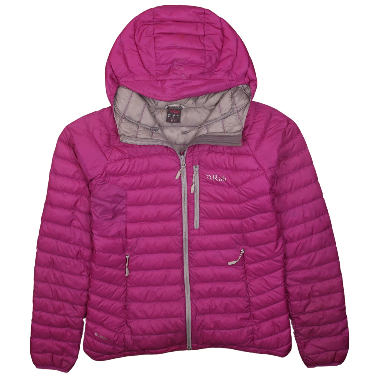 RAB 90's Lightweight Full Zip Up Puffer Jacket Medium Purple – Vintage ...