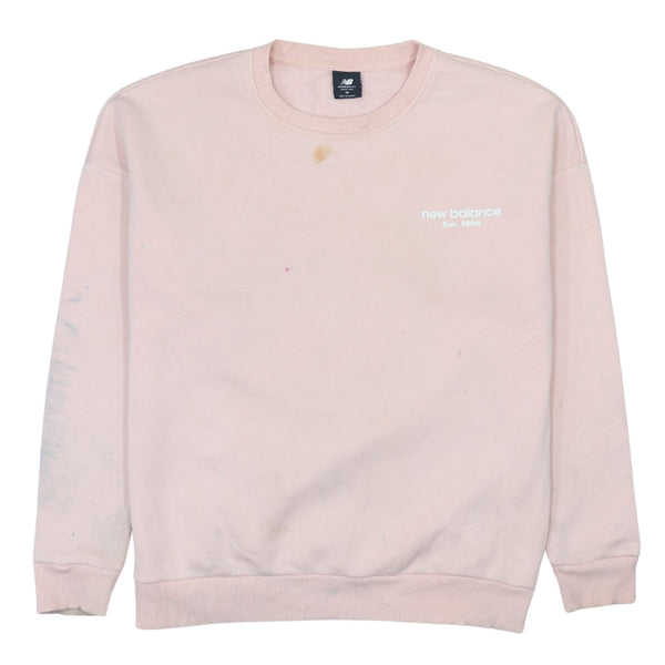 Newbalance 90's Lightweight Crew Neck Sweatshirt Medium Pink