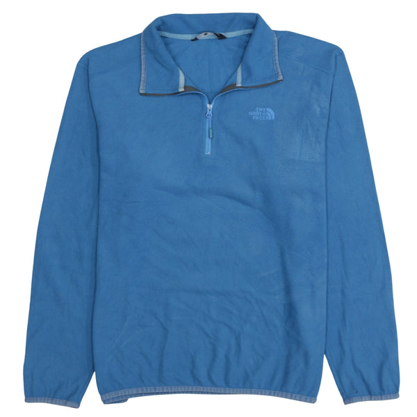 The North Face 90's Hiking Warm Quarter Zip Sweatshirt Large Blue