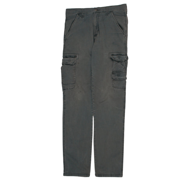 Wrangler 90's Cargo Pockets Trousers / Pants 32 Grey