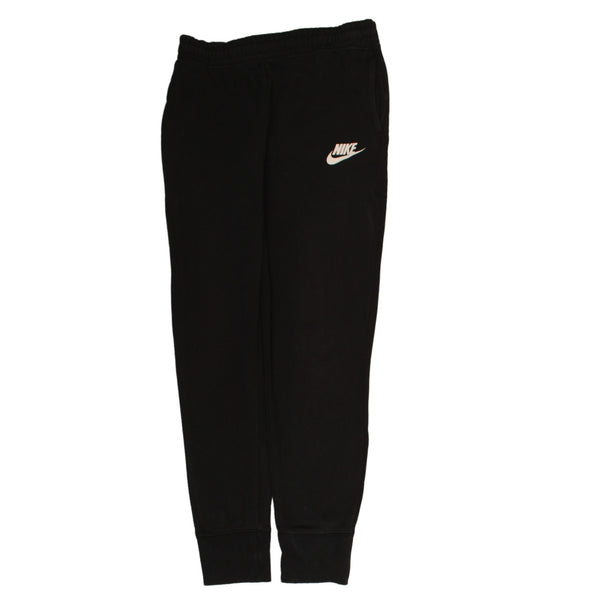 Nike 90's Swoosh Elasticated Waistband Drawstrings Joggers / Sweatpants XLarge Black