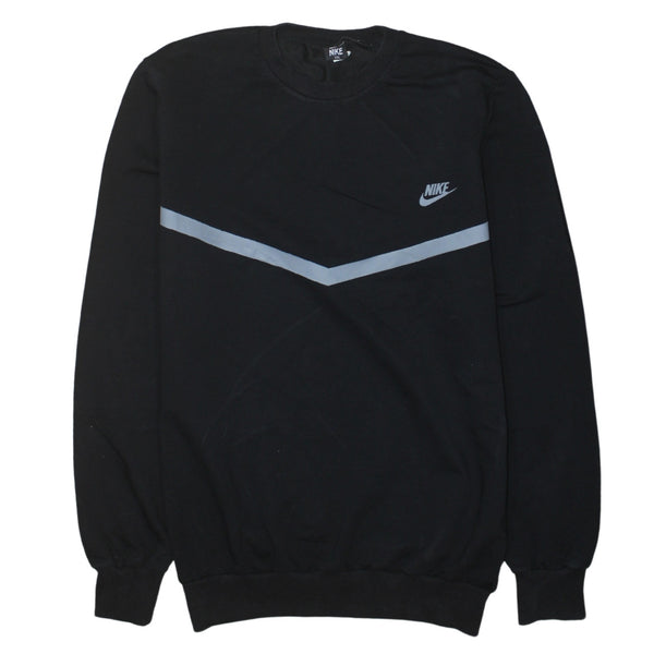 Nike 90's Swoosh Crew Neck Sweatshirt XXLarge (2XL) Black