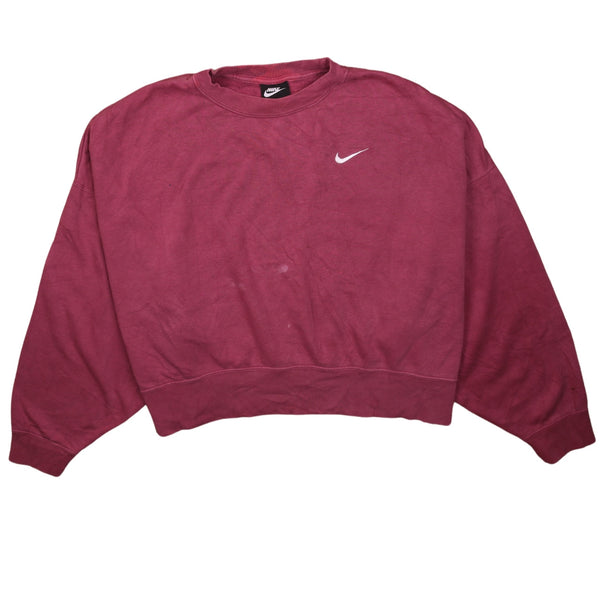 Nike 90's Swoosh Crew Neck Sweatshirt Large Purple