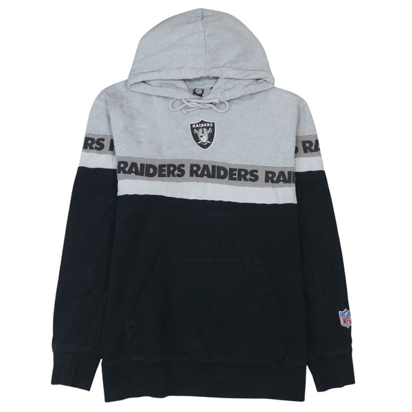 NFL Las Vegas Raiders Hoodie Grey/Black - Size Medium