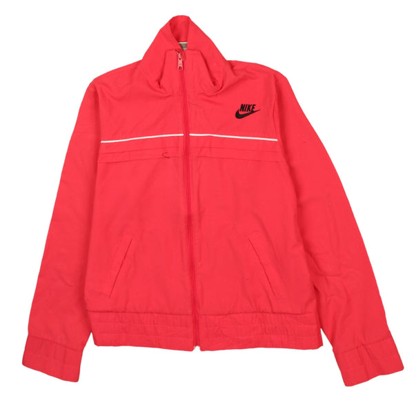 Nike 90's Swoosh Full Zip Up Windbreaker Medium Pink