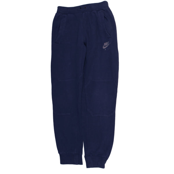 Nike 90's Swoosh Casual Joggers / Sweatpants Large Navy Blue