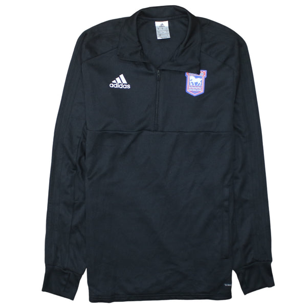 Adidas 90's Lightweight Quarter Zip Sweatshirt Medium Black