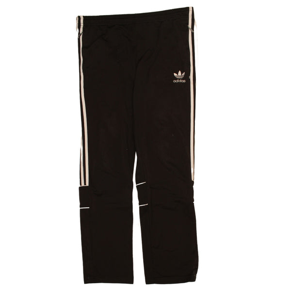 Adidas 90's Elasticated Waistband Drawstring Joggers / Sweatpants 38 Black