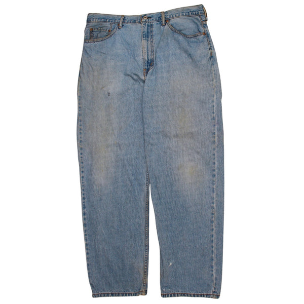 Levi Strauss &Co 90's Straight Leg Baggy Trousers / Pants 38 Blue