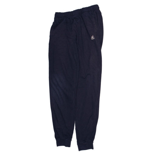 Adidas Navy Blue Joggers Women's XLarge Embroidered Logo Elastic Waist Cuffed Sweatpants