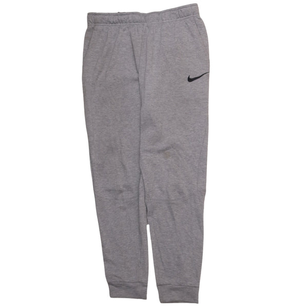 Nike 90's Swoosh Elasticated Waistband Drawstrings Joggers / Sweatpants Small Grey