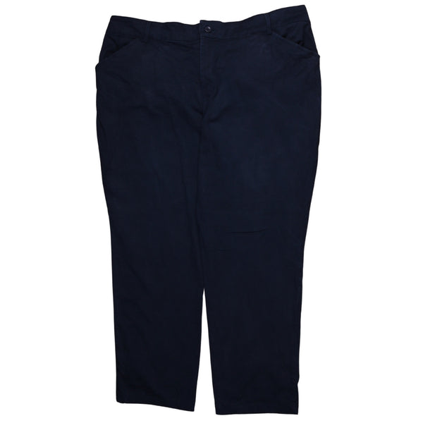 Lee 90's Straight Leg Baggy Trousers / Pants Medium Navy Blue