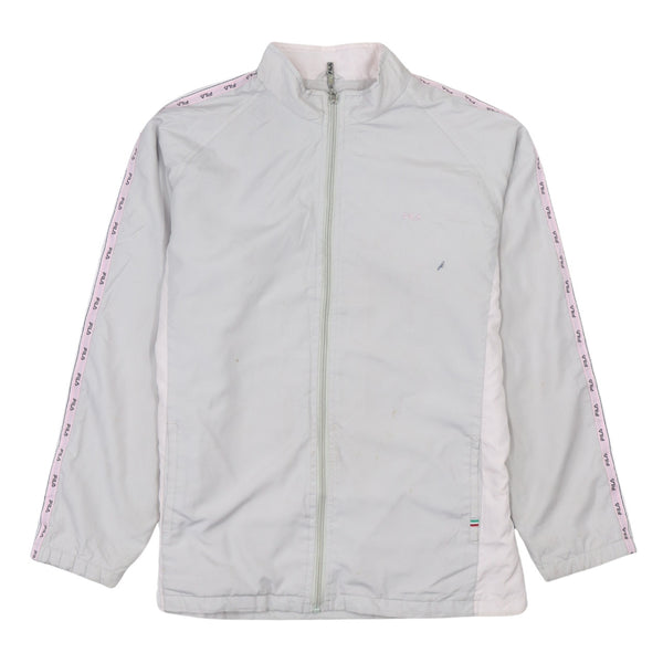 Fila Retro 90's Lightweight Men's Full Zip Windbreaker Jacket Grey Large