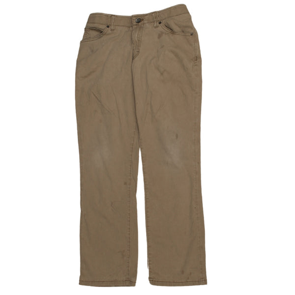 Lee 90's Straight Leg Baggy Trousers / Pants 30 Tan Brown