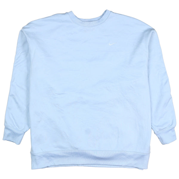 Nike 90's Blue XLarge Swoosh Crew Neck Sweatshirt
