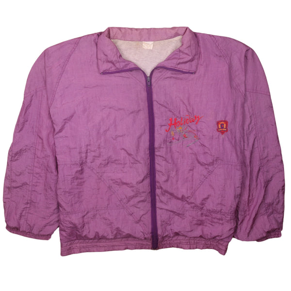 Vintage Active 90's Purple Windbreaker Jacket Men's XXLarge Lightweight