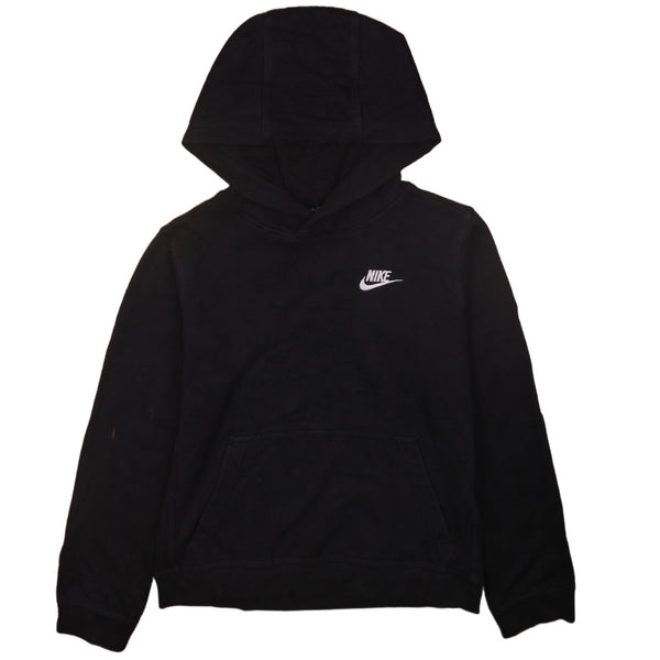 Nike 90's Swoosh Pullover Hoodie Large Black