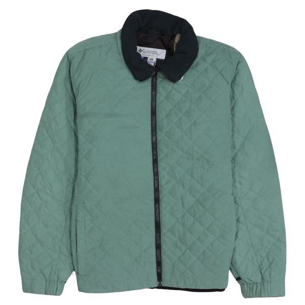 Columbia 90's Lightweight Full Zip Up Windbreaker XLarge Green