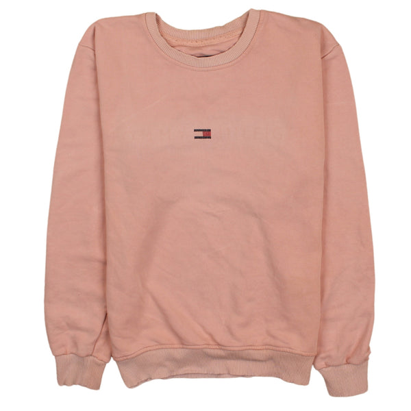 Tommy Hilfiger 90's Heavyweight Crew Neck Sweatshirt XLarge Pink