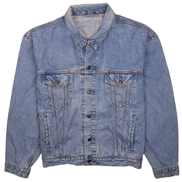 Levi Strauss &Co 90's Lightweight Button Up Denim Jacket XXLarge (missing sizing label) Blue