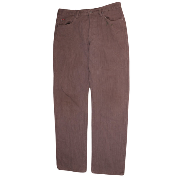 Lee 90's Straight Leg Baggy Trousers / Pants 36 Brown