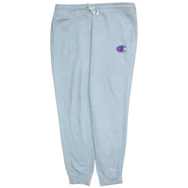 Champion Light Grey Joggers Men’s XLarge Embroidered C Logo Drawstring Cuffed Sweatpants