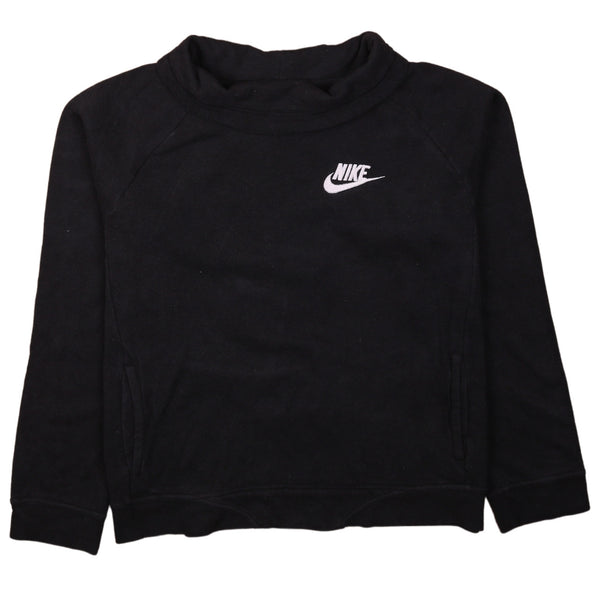 Nike 90's Swoosh Turtle Neck Jumper / Sweater XLarge Black