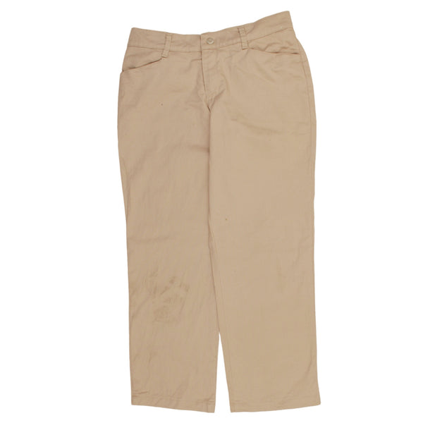 Lee 90's Straight Leg Baggy Trousers / Pants 24 Tan Brown