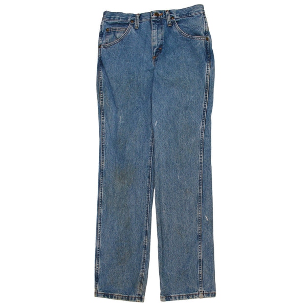 Wrangler 90's Straight Leg Baggy Trousers / Pants 32 Blue