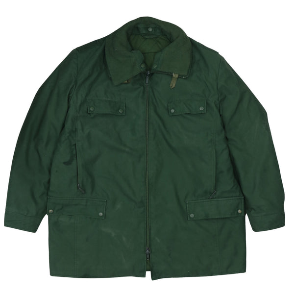 Vintage 90's Oversized Green Windbreaker XXL Heavyweight Zip Jacket