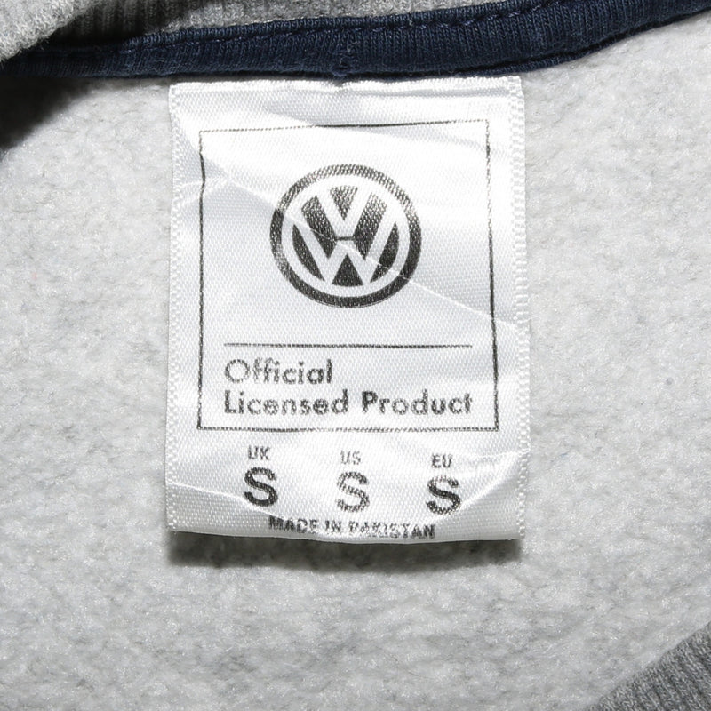 Volkswagen 90's Spellout Crew Neck Sweatshirt Small Grey
