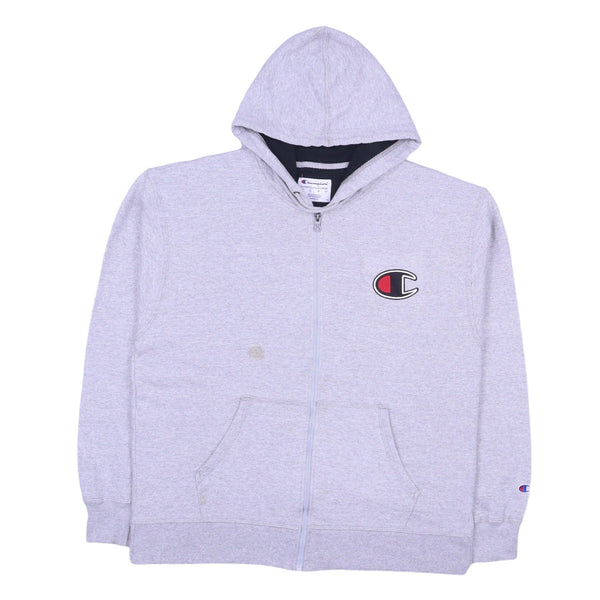 Champion   Hoodie Large Grey