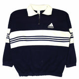 Adidas 90's Adidas Equipment Quarter Zip Sweatshirt XLarge (missing sizing label) Blue