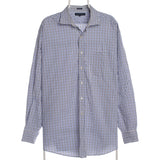Tommy Hilfiger 90's Check Button Up Long Sleeve Shirt XLarge Blue