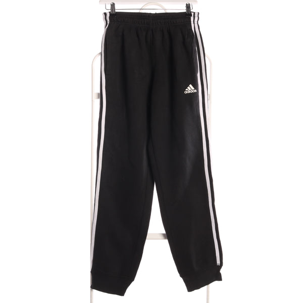 Adidas 90's Elasticated Waistband Drawstring Joggers / Sweatpants Small Black