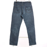 Levi's 90's Denim Light Wash Straight Slim Jeans 32 x 32 Blue