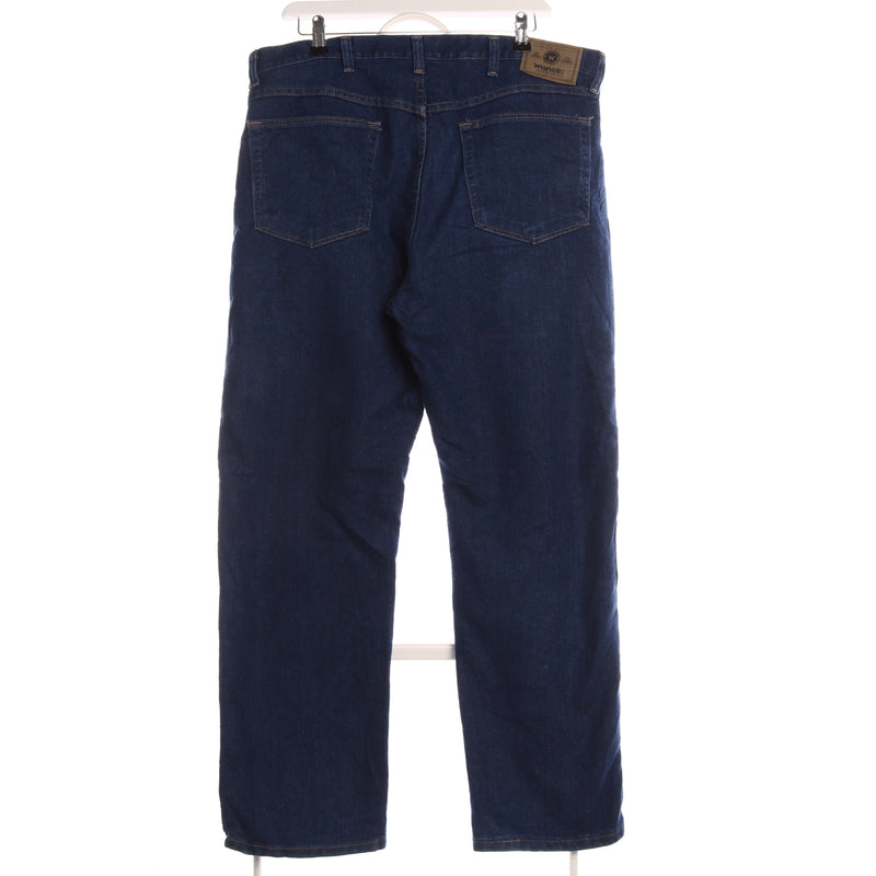 Wrangler 90's Denim Slim Straight Jeans 36 x 34 Navy Blue